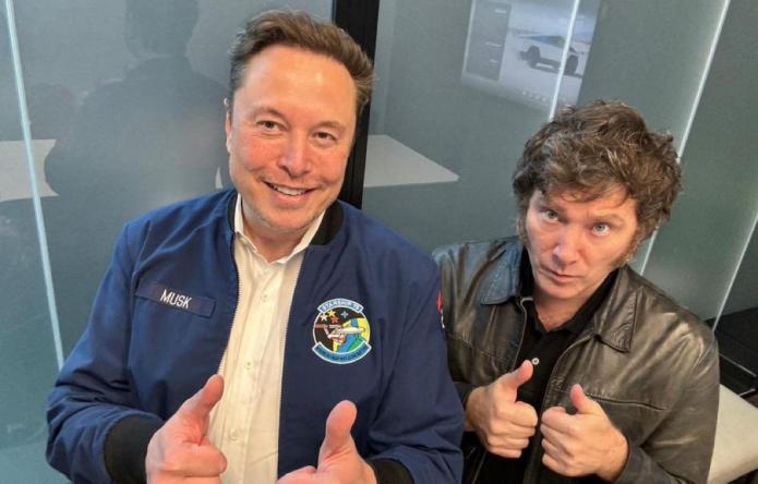 El presidente Milei se reunió con el cofundador y director de Tesla, Elon Musk