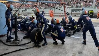 Mala suerte en la última: Franco Colapinto abandonó en el GP de Abu Dhabi por problemas en su Williams